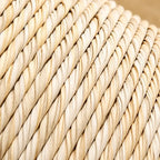 Pouf en Rotin avec Coussin
