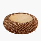 Pouf Rotin Rond