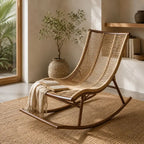 Rocking Chair Rotin Adulte