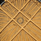 Salon Extérieur en Rotin - 1 canapé 2 places + 2 fauteuils + 1 table basse