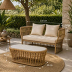 Salon Jardin en Rotin