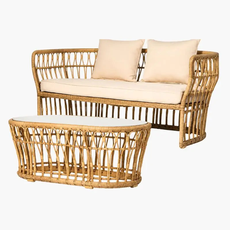 Salon Jardin Rotin