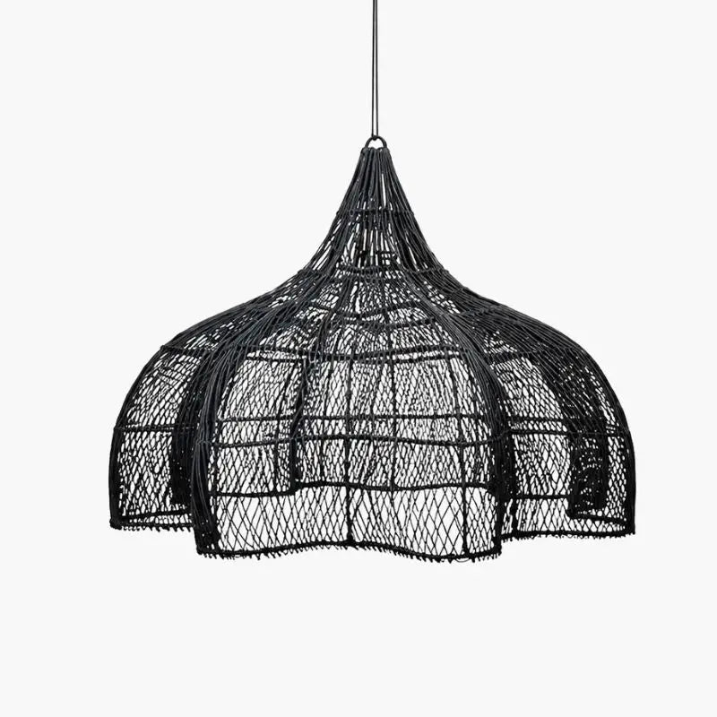 Suspension Bohème Chic Rotin