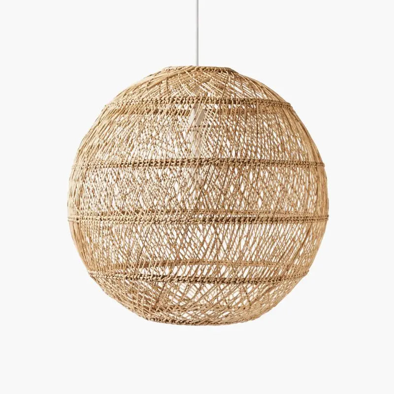 Suspension Boule en Rotin - 60 x 56 cm