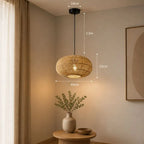 Suspension Chambre Rotin - 40 x 25 cm