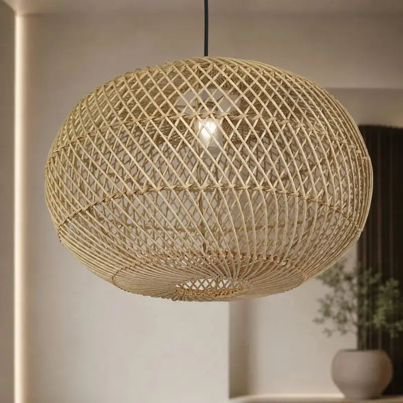 Suspension Chambre Rotin - 40 x 25 cm
