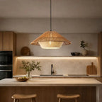 Suspension Cuisine Rotin - 50 x 21 cm