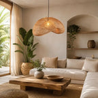 Suspension en Rotin Moderne
