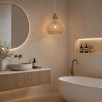 Suspension en Rotin Naturel