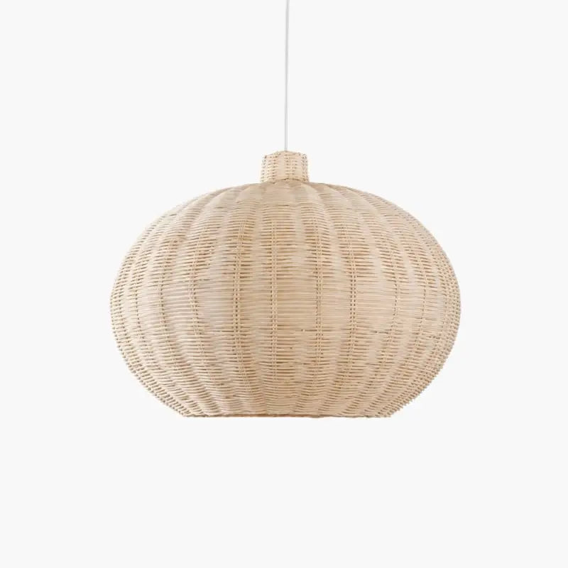 Suspension en Rotin Ovale - 55 x 40 cm