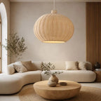 Suspension en Rotin Ovale - 55 x 40 cm