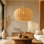 Suspension en Rotin Ovale - 55 x 40 cm