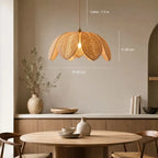 Suspension Fleur en Rotin - 45 cm