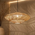 Suspension Luminaire Salon Rotin