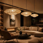 Suspension Luminaire Salon Rotin