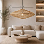 Suspension Luminaire Salon Rotin - 70 cm