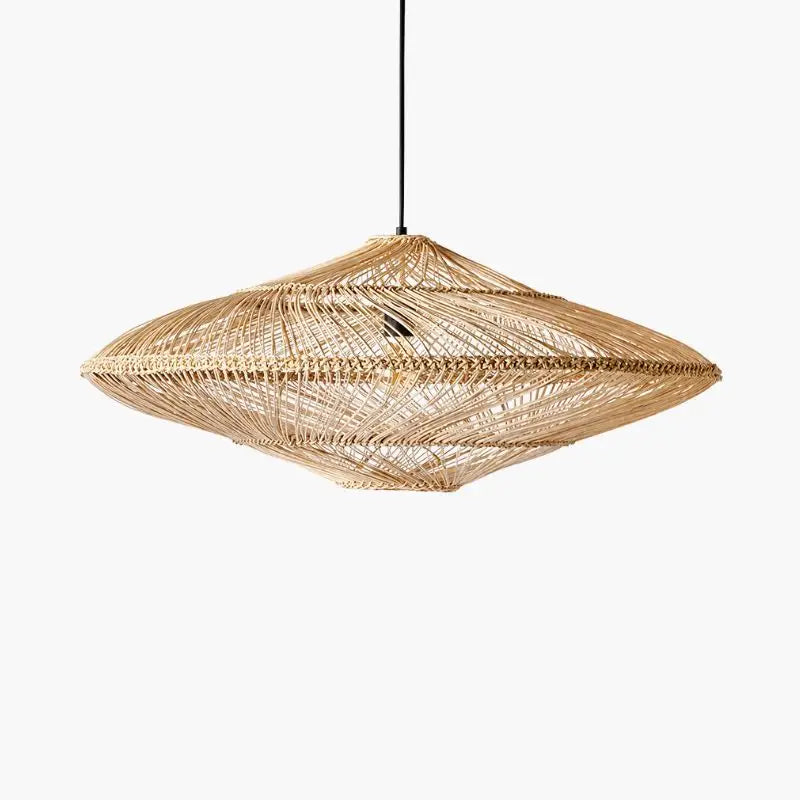 Suspension Luminaire Salon Rotin