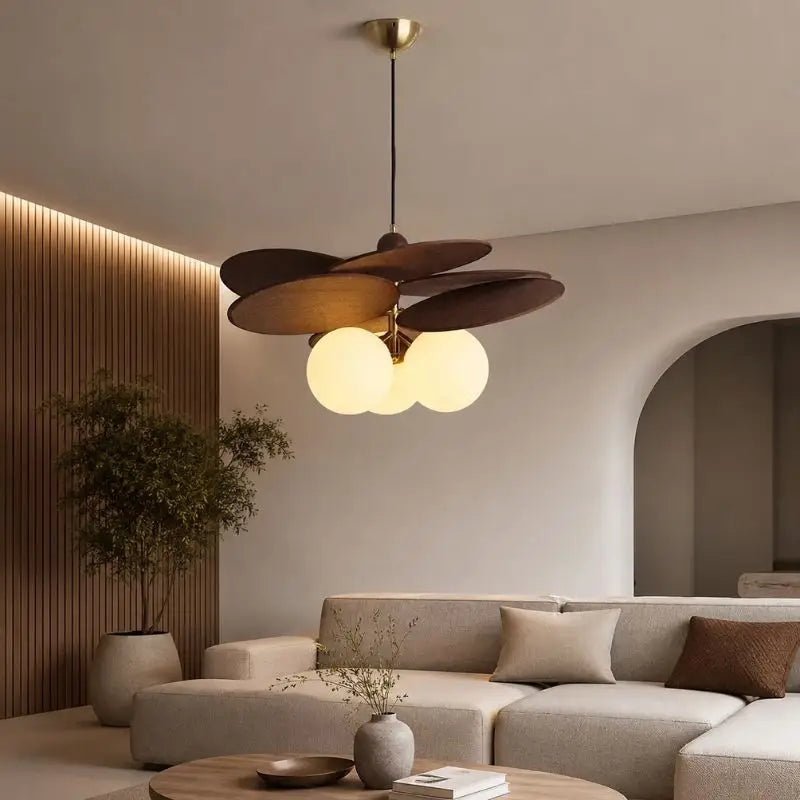 Suspension Moderne en Rotin - 60 x 25.5 cm