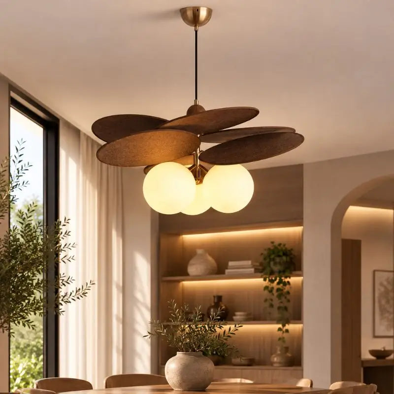 Suspension Moderne en Rotin - 60 x 25.5 cm