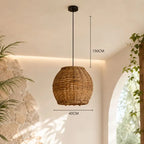 Suspension Moderne Rotin - 40 cm