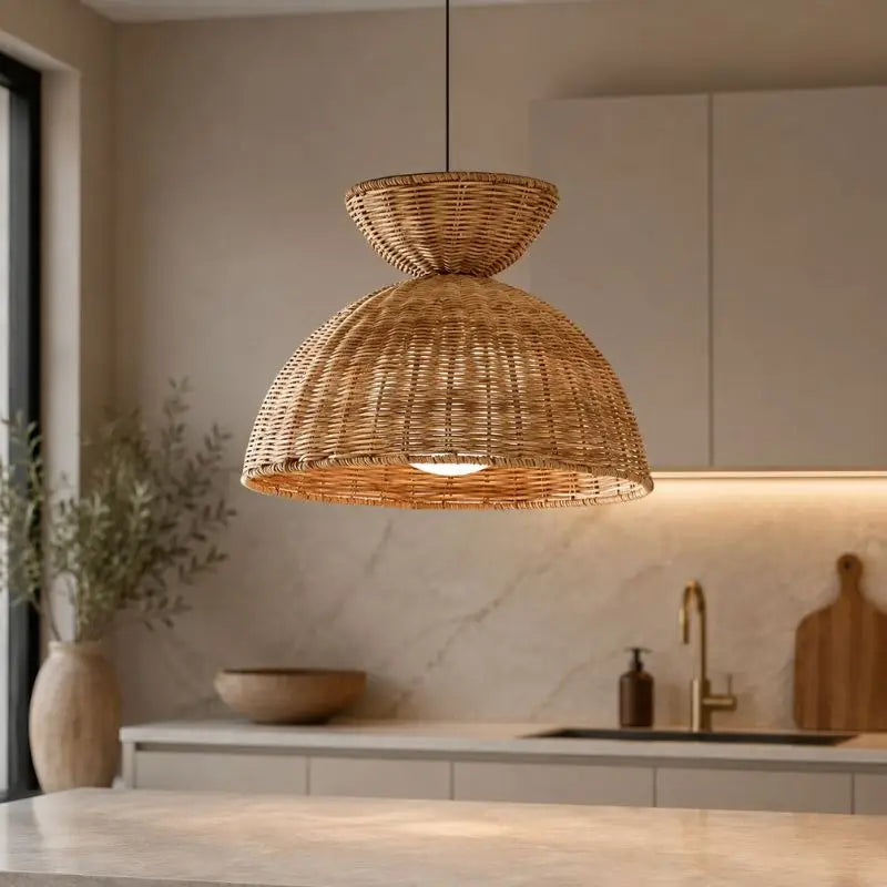 Suspension Rotin Cuisine