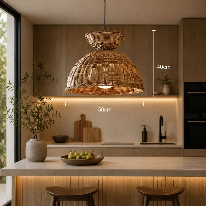 Suspension Rotin Cuisine - 50 x 40 cm