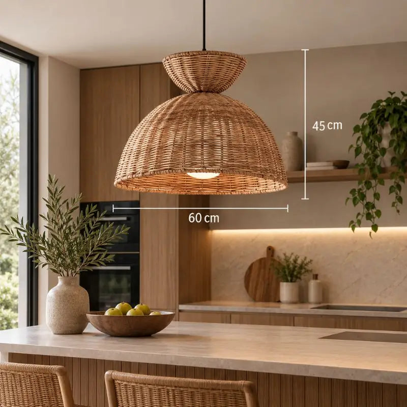 Suspension Rotin Cuisine - 60 x 45 cm