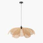 Suspension Rotin Fleur - 60 cm