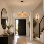 Suspension Rotin Fleur