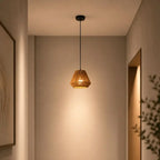 Suspension Rotin Îlot Cuisine - 24 x 18 cm