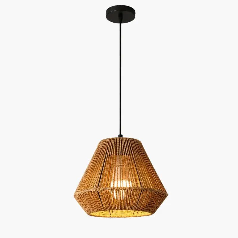 Suspension Rotin Îlot Cuisine - 24 x 18 cm