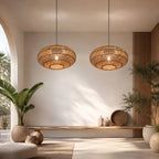 Suspension Rotin Moderne Intérieur