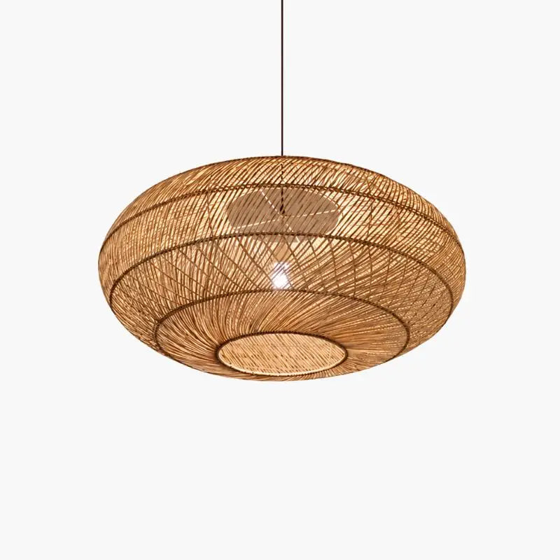 Suspension Rotin Moderne Intérieur