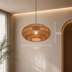 Suspension Rotin Moderne Intérieur - 50 x 28 cm