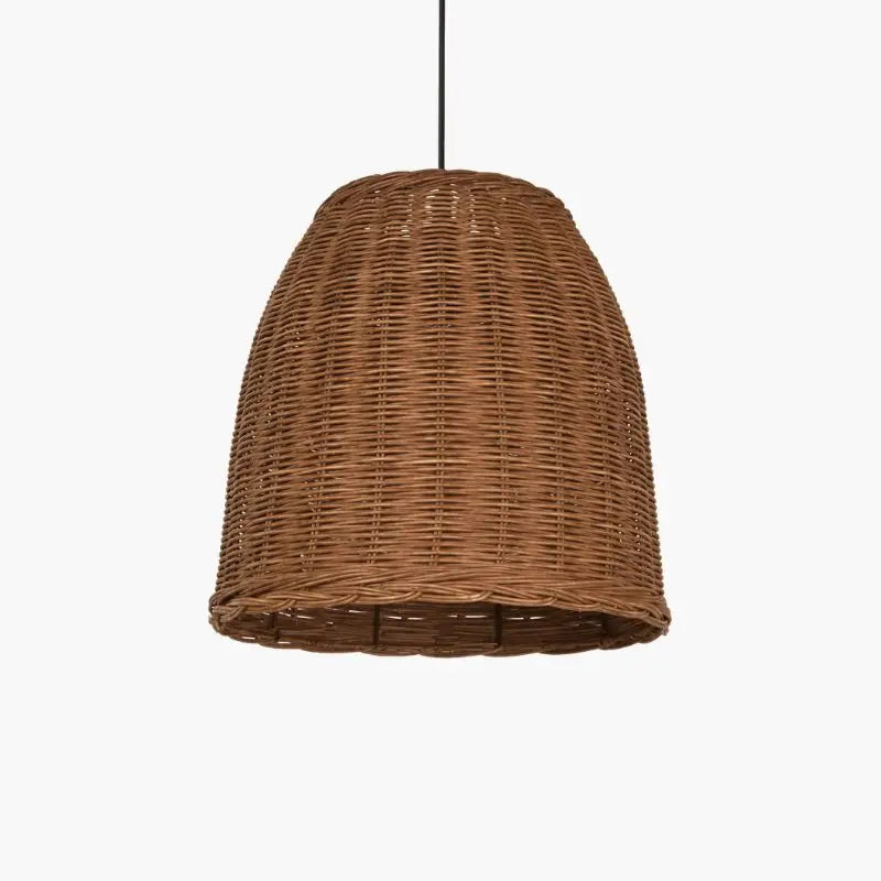 Suspension Rotin Salon