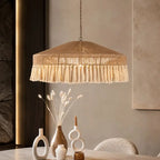 Suspension Rotin Vintage