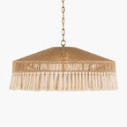 Suspension Rotin Vintage