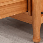 Table Basse en Rotin avec Tiroirs