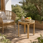 Table Basse Rotin Extérieur - 50 x 44 cm