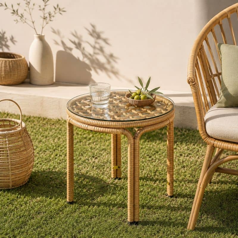 Table Basse Rotin Extérieur
