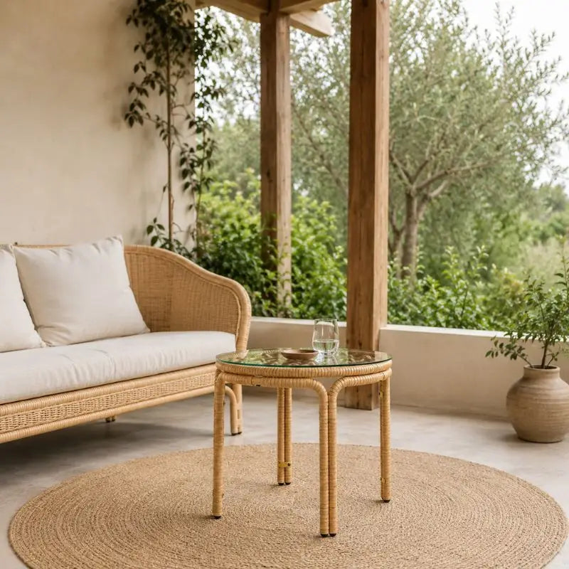 Table Basse Rotin Extérieur