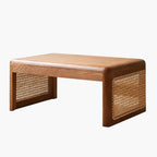Table Basse Rotin Style Japonaise