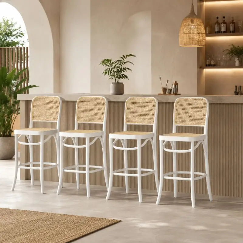 Tabouret Bar en Rotin