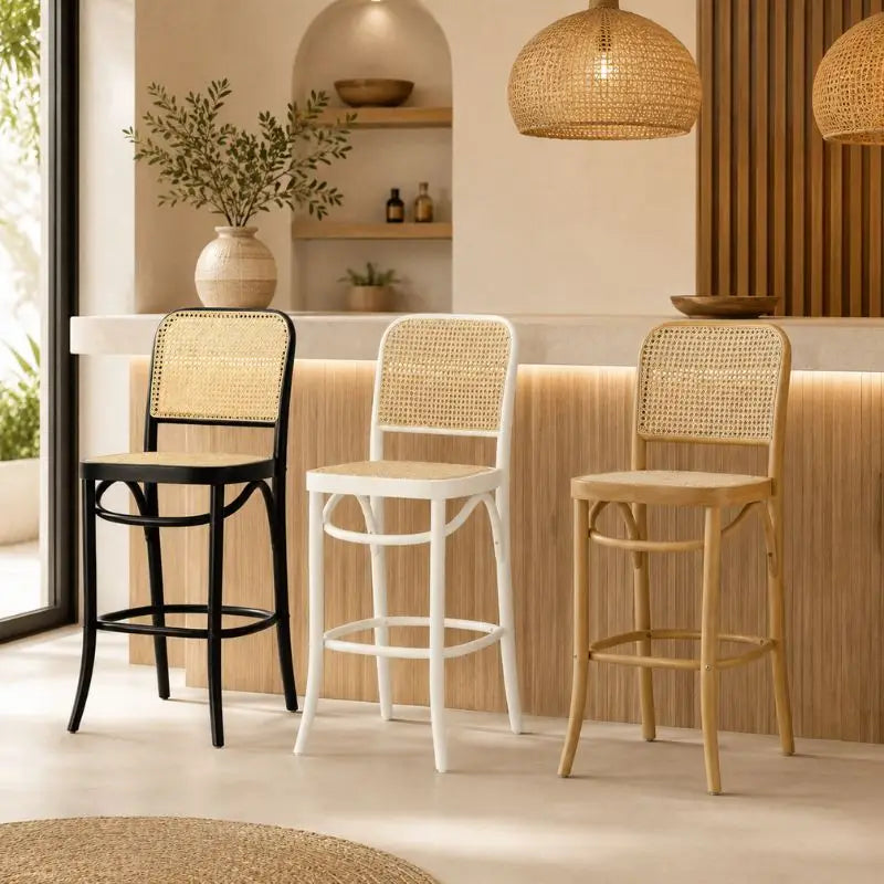 Tabouret Bar en Rotin