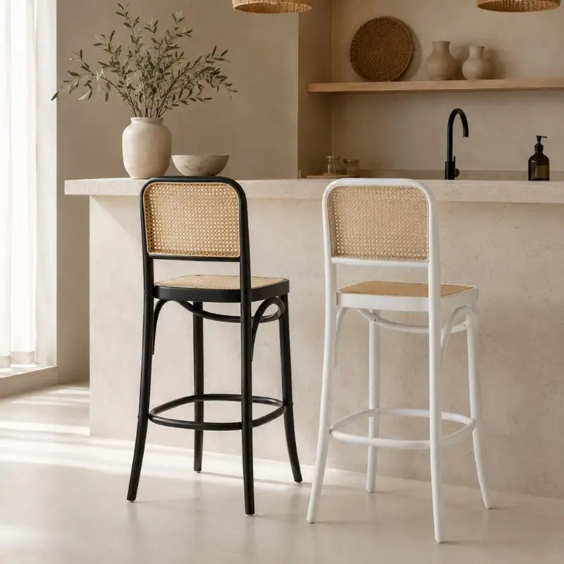 Tabouret Bar en Rotin