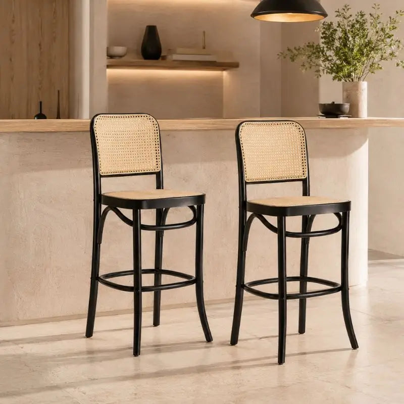 Tabouret Bar en Rotin
