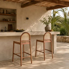 Tabouret Bar Rotin - 44 × 46 × 60 cm