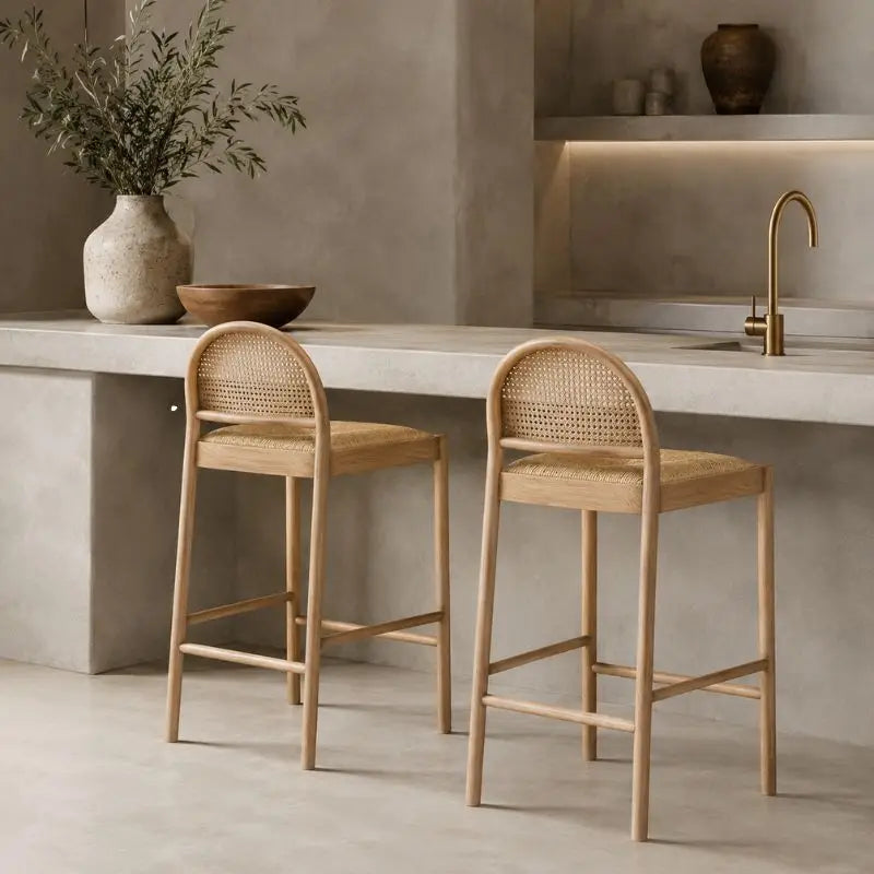 Tabouret de Bar Rotin