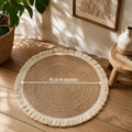 Tapis Rond en Rotin - 45 cm