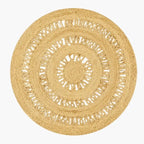 Tapis Rond Rotin - 120 cm